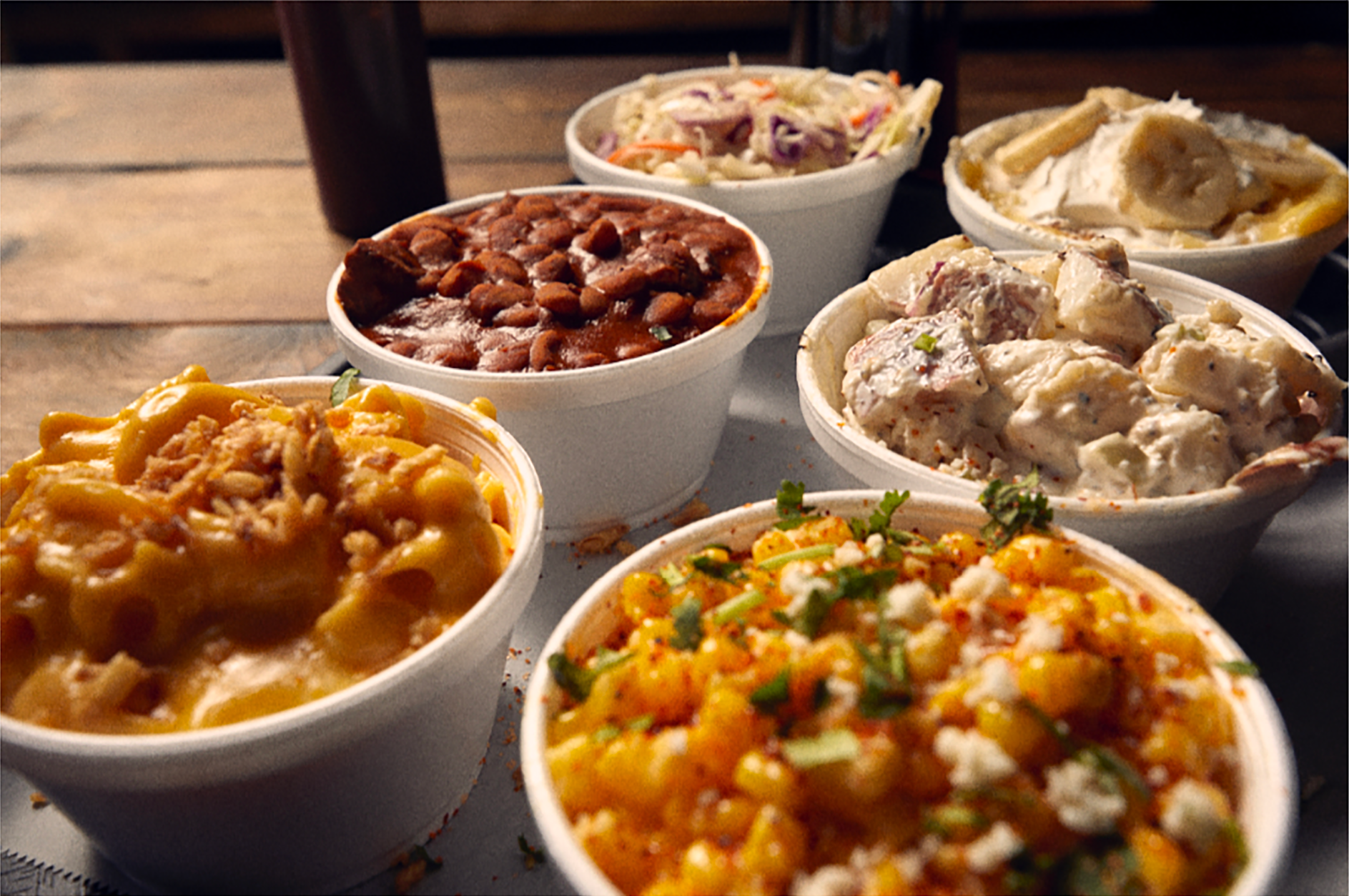 Arranged Food and Objects