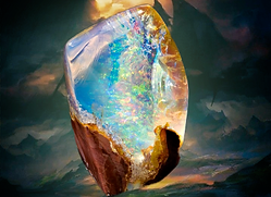 L'Opale est un joyau de pouvoir à l'équilibre parfait, à la fois en surface et en profondeur.