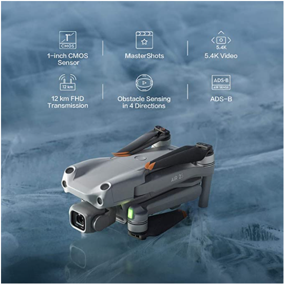 Thumbnail: DJI Air 2S Fly More Combo - Drone with 3-Axis Gimbal Camera, 5.4K Video, 1-Inch