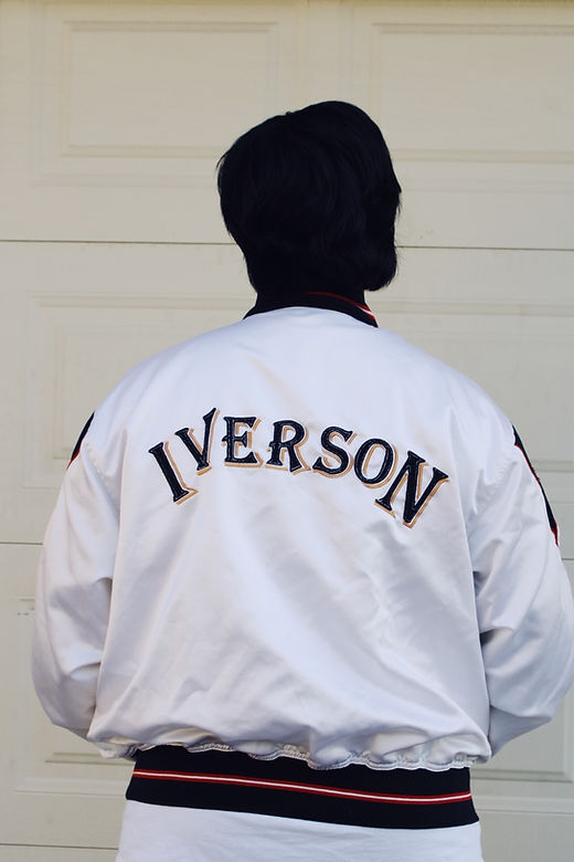 アイバーソン　iverson ベロアジャケット Vintage Reebok Allen Iverson Limited Edition Leather Jacket