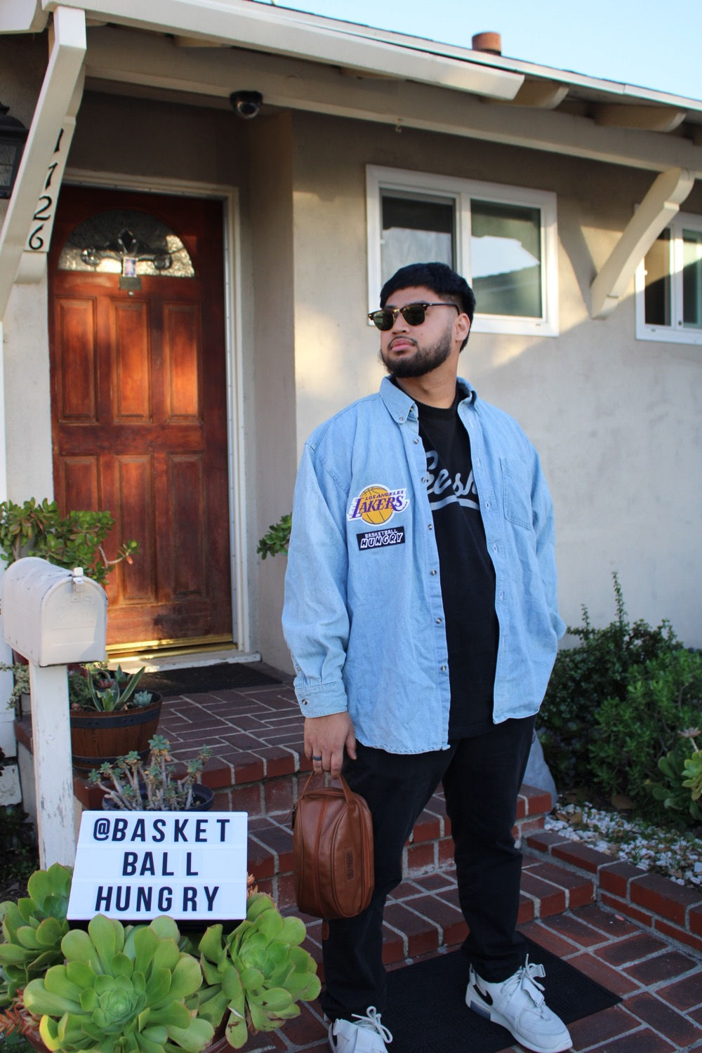 Light Wash Denim Longsleeve Shirt - XL