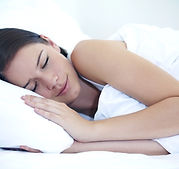 Femme dormant paisiblement