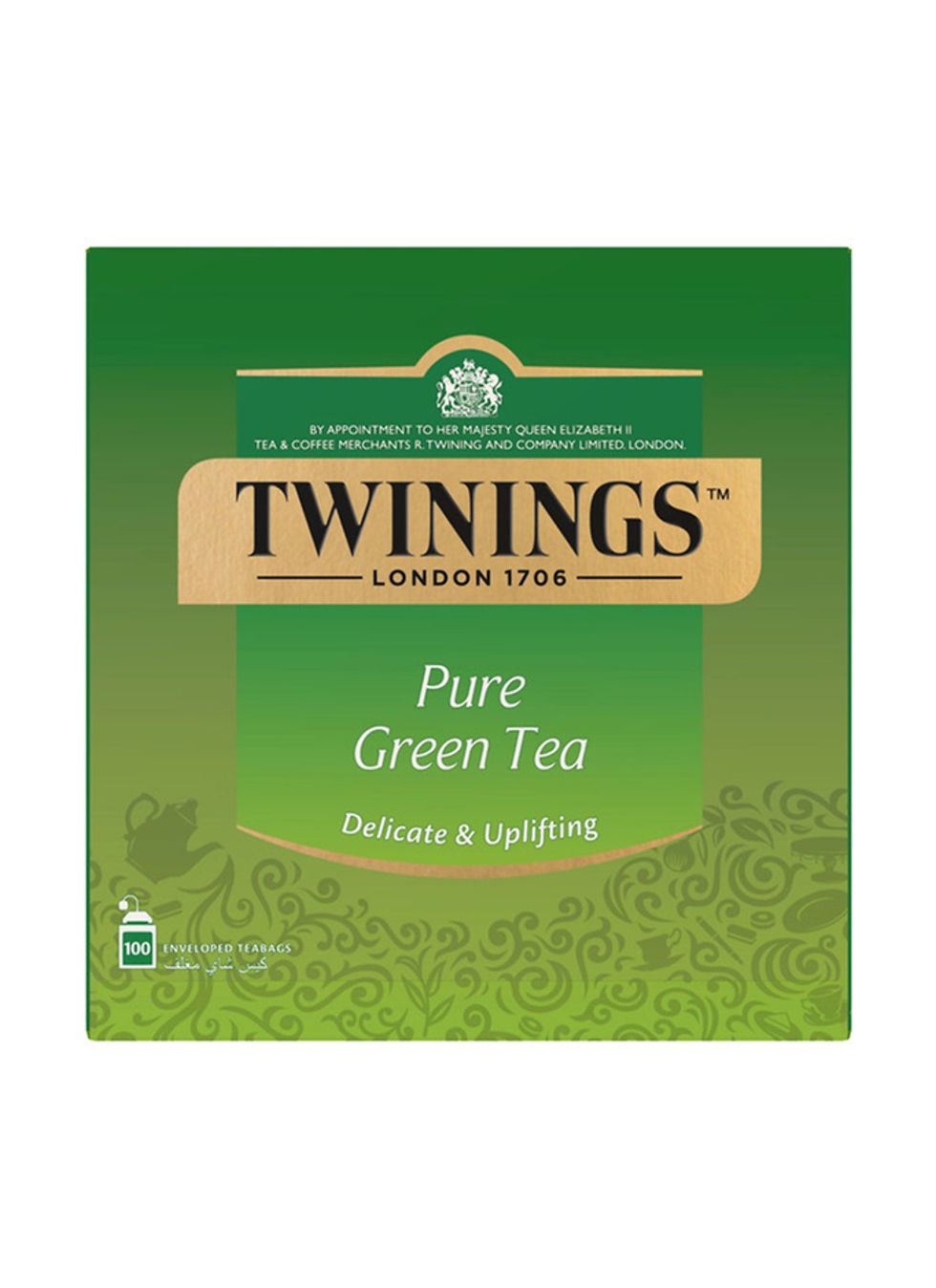 Twinings Pure Green Tea 100 Tea Bags