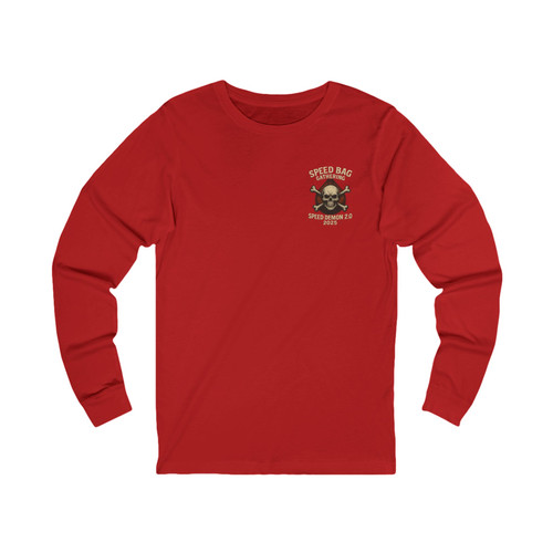 ★2025SS新作★ITZAVIBE★STRAWBERRY LOGO LONG SLEEVE Long Sleeve Scoop Neck Bebe Logo Rib Top | bebe