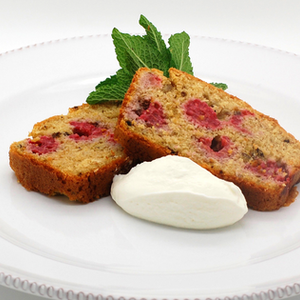 RASPBERRY AND ALMOND LOAF