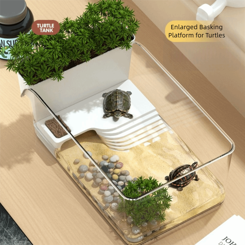 AquaTrek Turtle Habitat with Basking Platform
