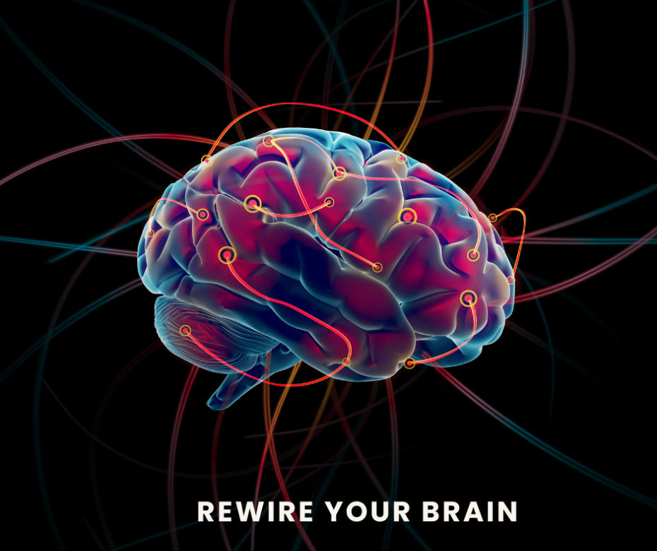 rewiring your brain will change the neurobiology which will regulate your nervous system more, increasing the bodies ability to heal.