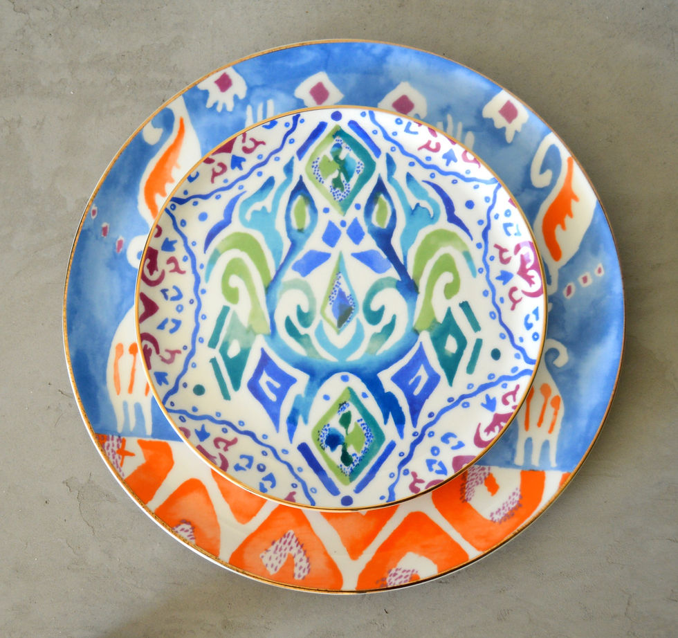 Thumbnail: Maghreb Salad Plate - Azul