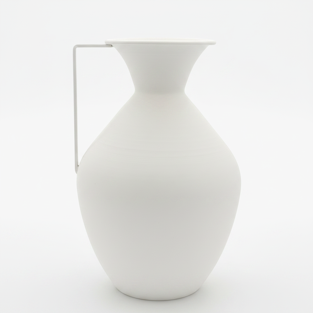 WHT MET VASE SYLVAIN