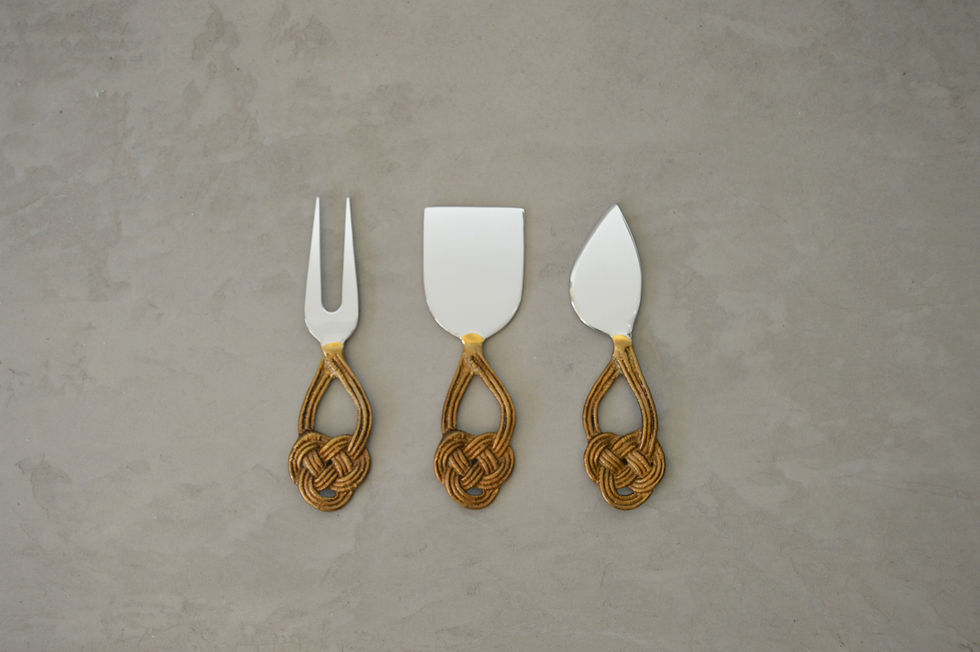 Knot Cheese Board Knife - Set