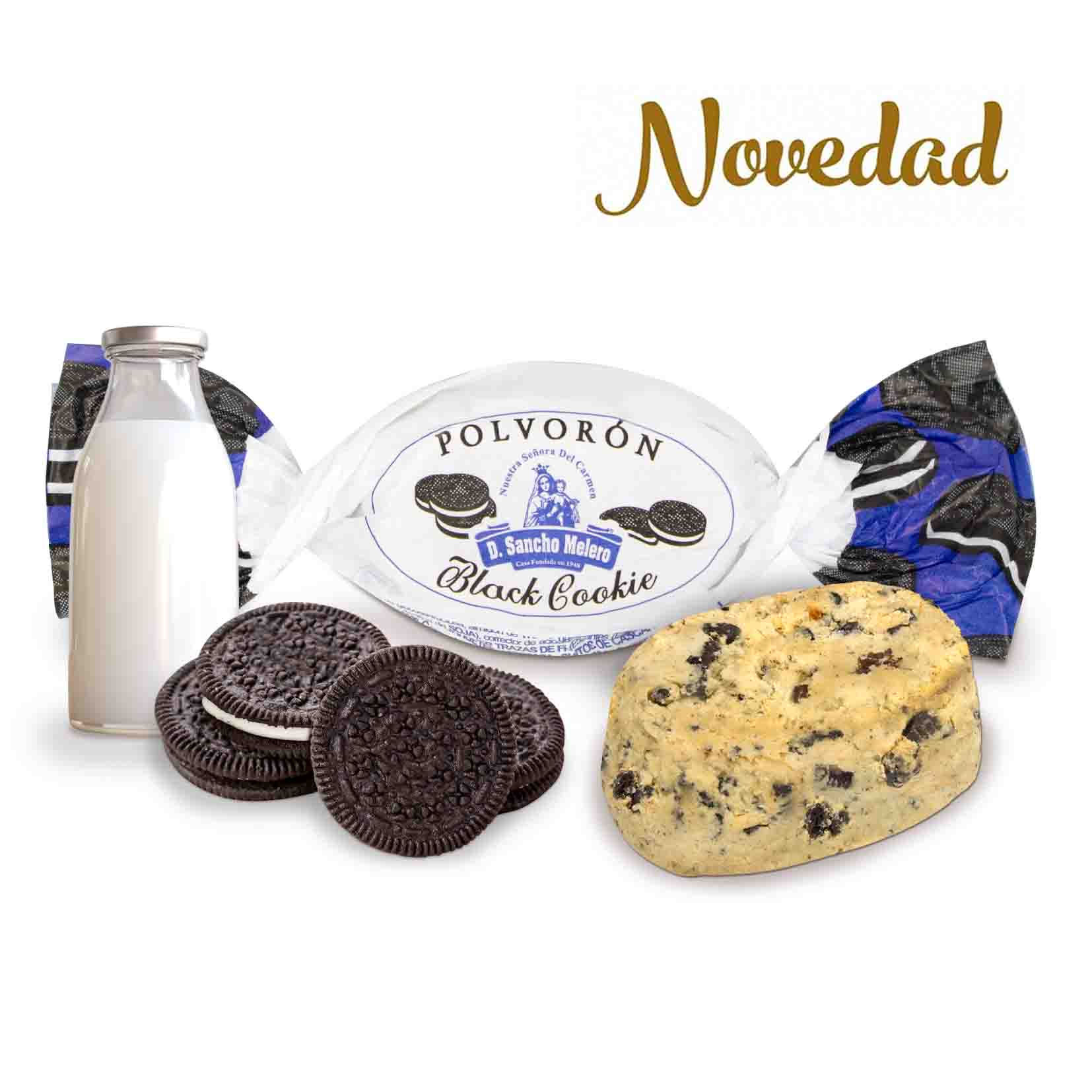 Polvorón Black Cookie.