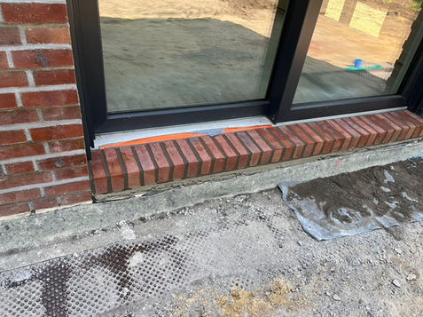 Mauern noch nachträglichen Fensterbänken