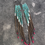 Thumbnail: Bronze, Turquoise, Red, and Cream Beaded fringe