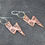 Thumbnail: Floral Copper Bolts earrings