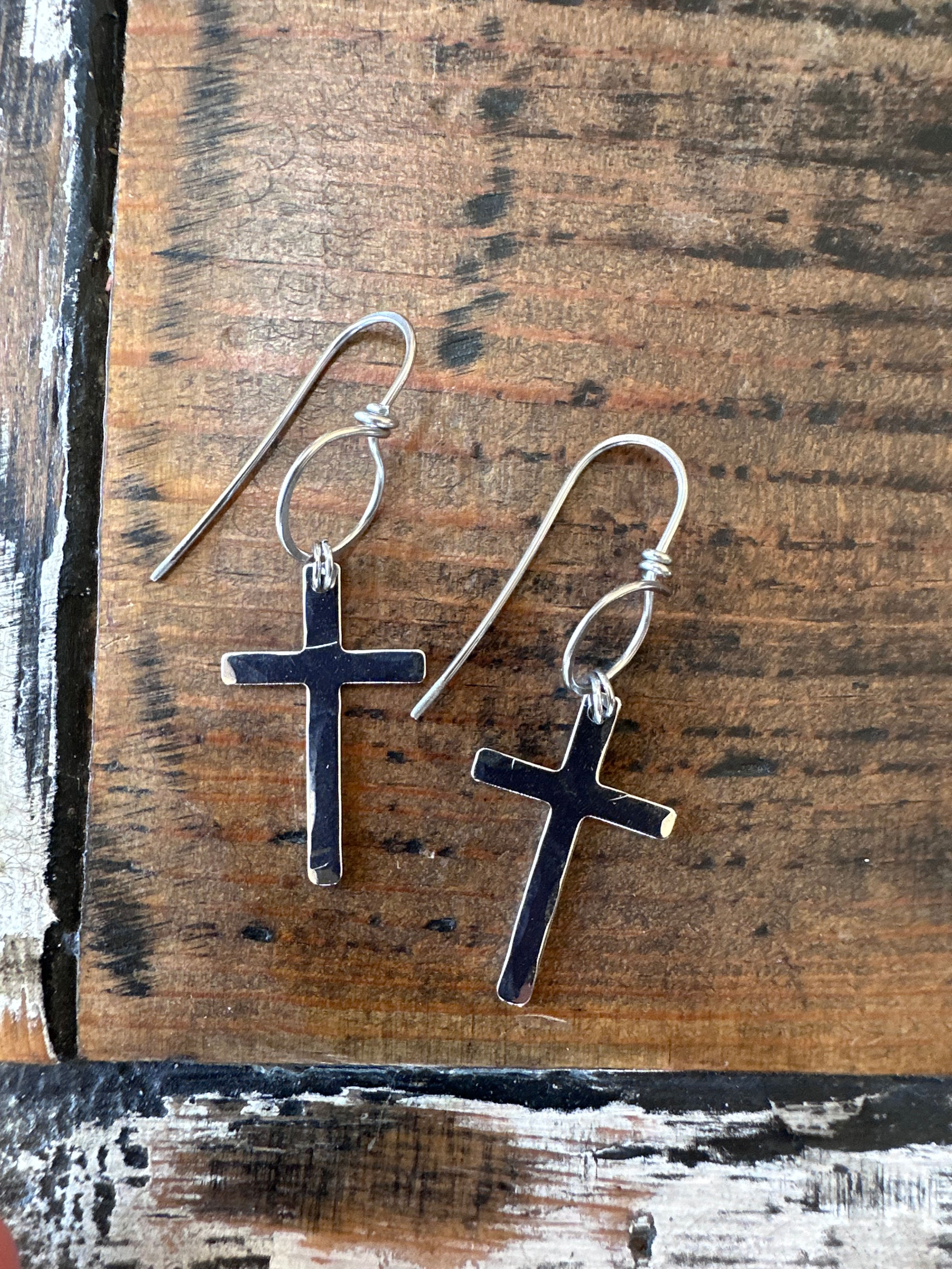 Stainless Cross earrings