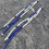 Thumbnail: Bronze and Blue Post Beaded fringe