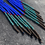 Thumbnail: Blue, Turquoise, Red, and Bronze Beaded fringe