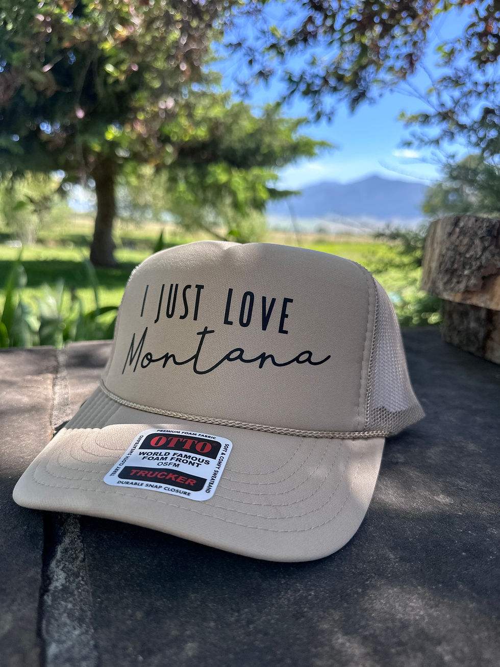 Thumbnail: “I Just Love Montana” Trucker Hat