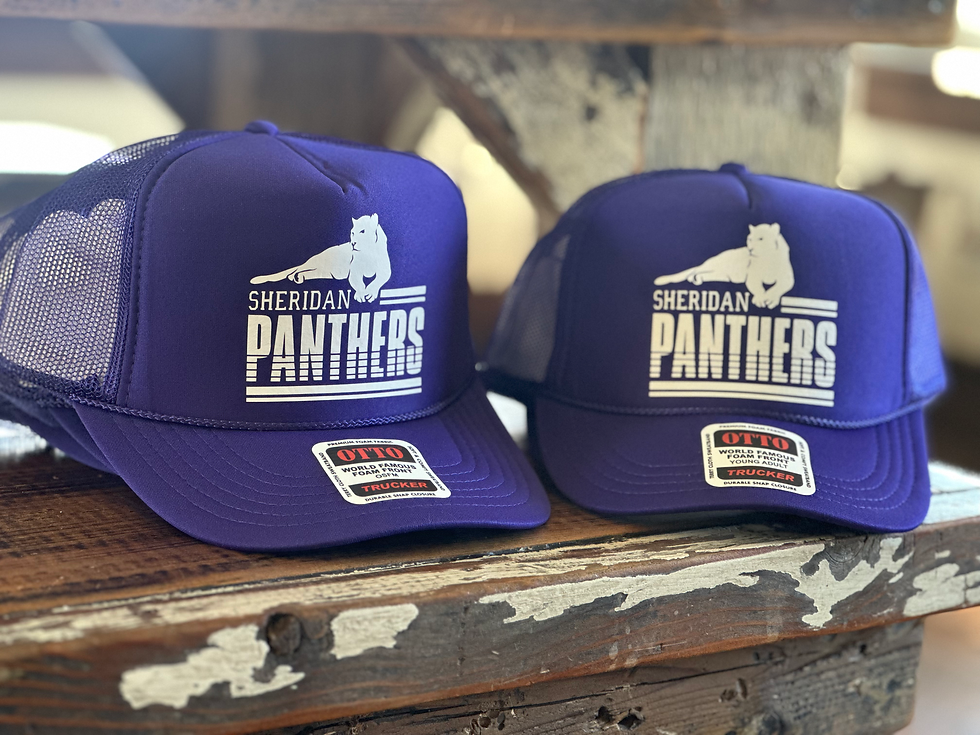 Thumbnail: Purple Panther trucker hat