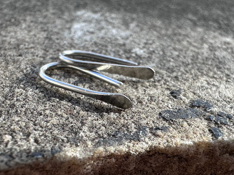 Thumbnail: Tiny Minimalist Stainless earrings