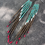 Thumbnail: Bronze, Turquoise, Red, and Cream Beaded fringe