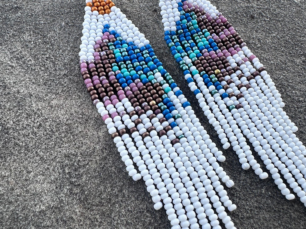 Thumbnail: Take Me to the Mountains beaded fringe