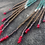 Thumbnail: Bronze, Turquoise, Red, and Cream Beaded fringe