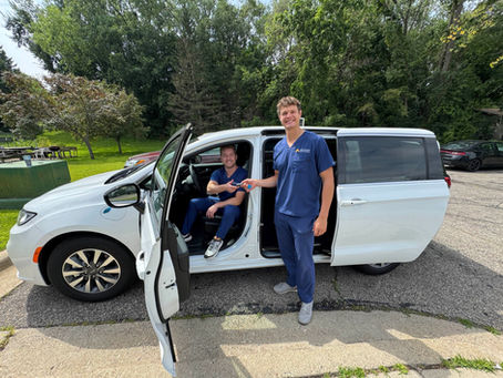 New hybrid van is bringing more smiles and care to the community