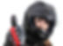 happy person with helmet