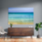 Turquoise beach on Kahuku Hawaii