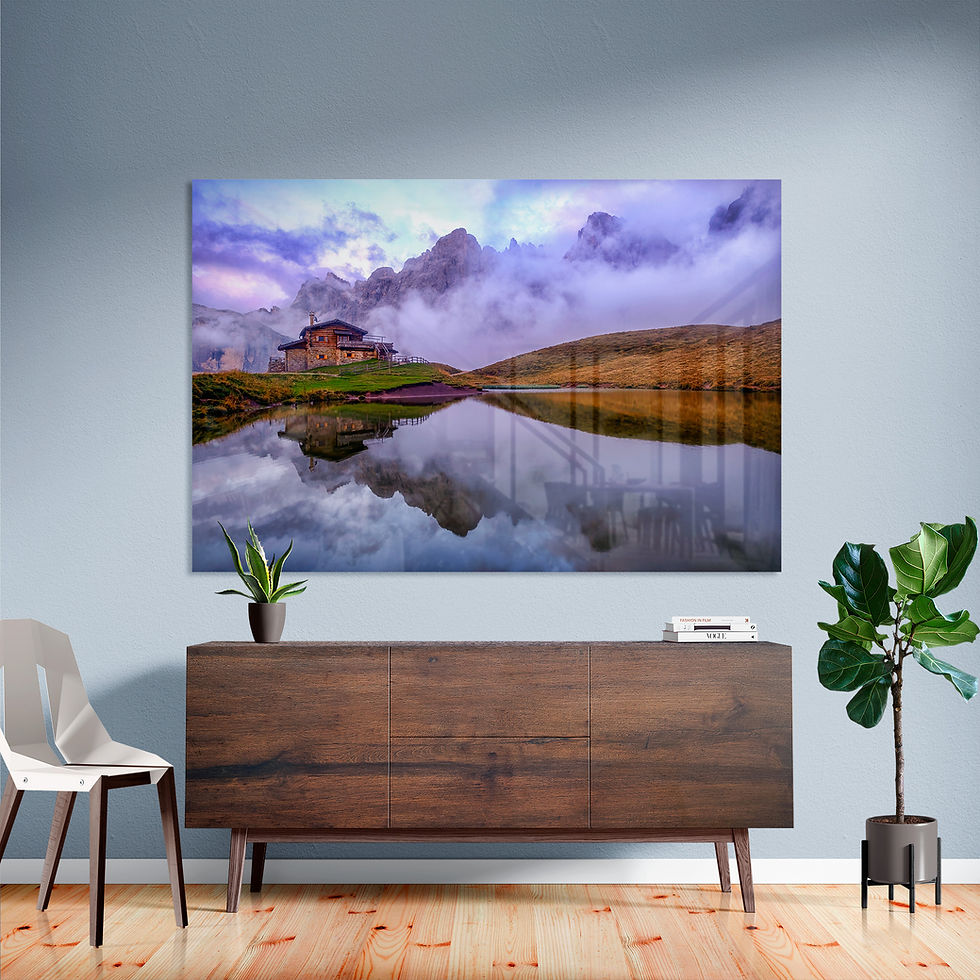 Sunrise in Dolomites Italy