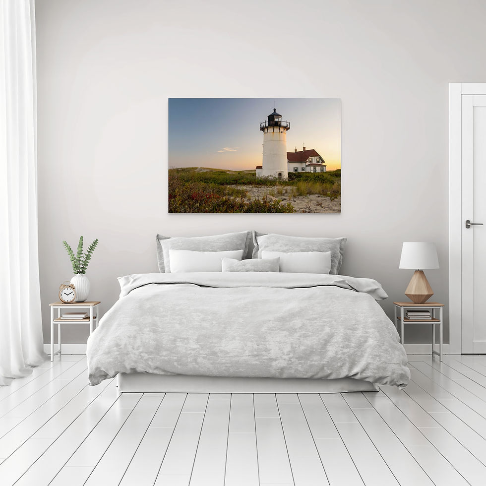 Thumbnail: Race Point Lighthouse in Provincetown  at Sunset