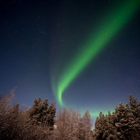 Northern Lights in a swirl