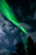 Northern Lights by the border towards Finland in the middle of March.