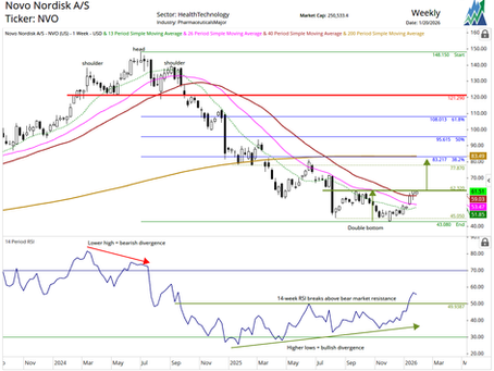 Potential double bottom for NVO