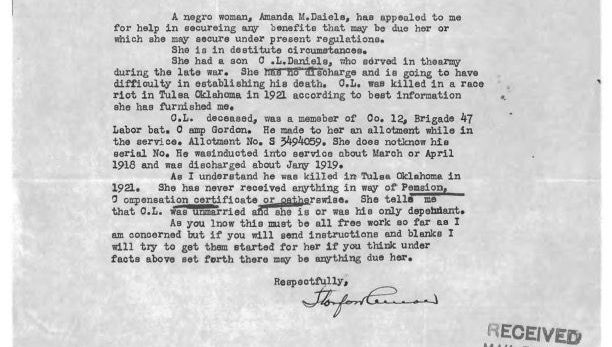 Restoring History: The Journey to Identify CL Daniel, A Tulsa Race Massacre Victim