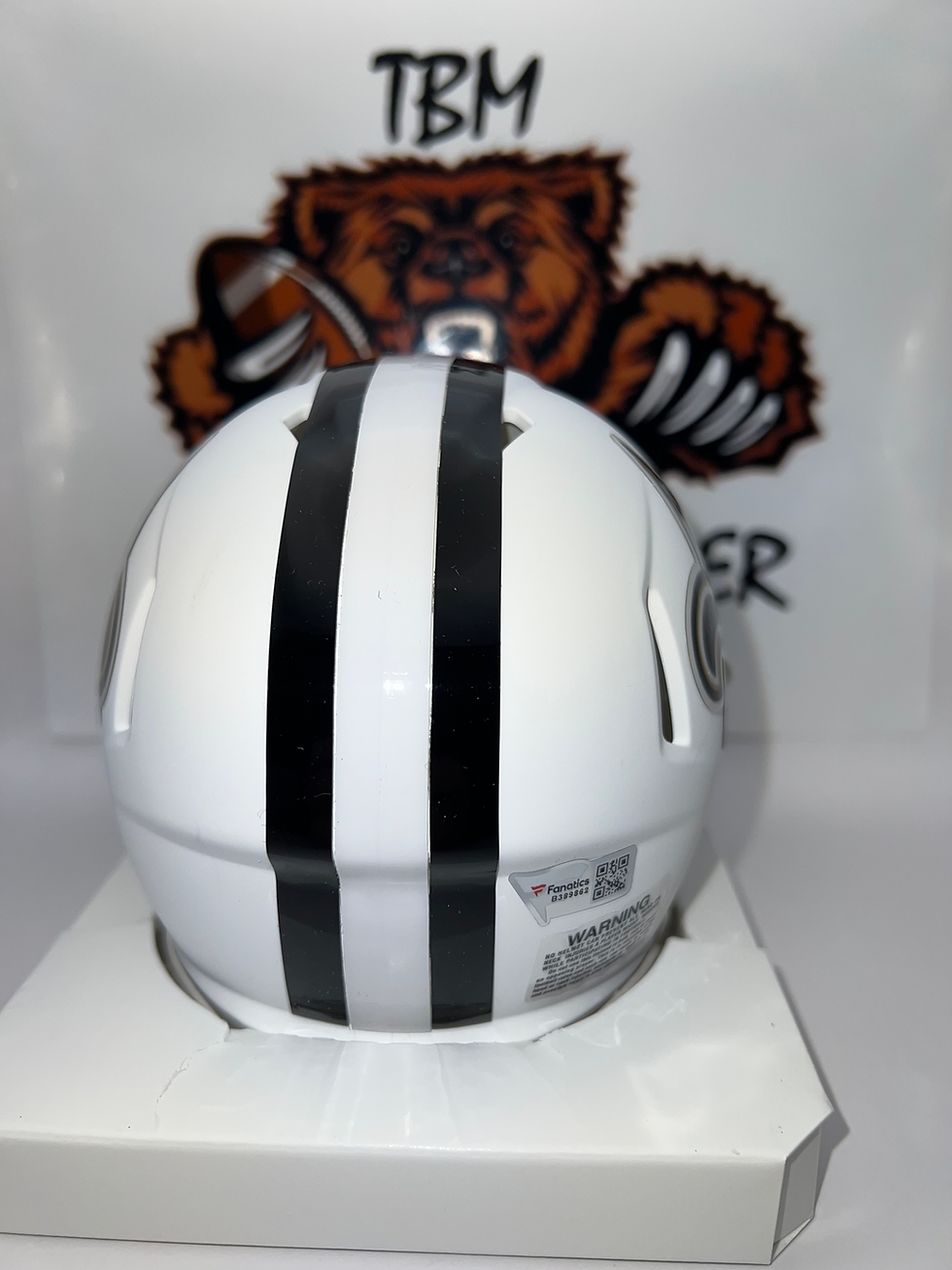 Thumbnail: Archie Manning Saints Flat White Mini Helmet (Fanatics)