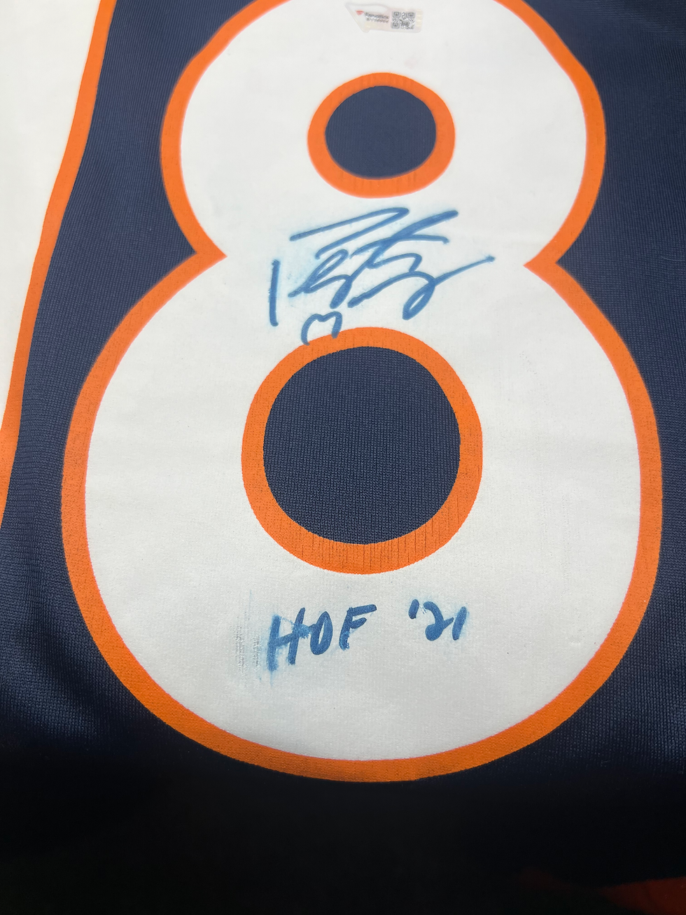 Peyton Manning Nike Limited Autographed Broncos Jersey w/HOF 21 (Fanatics)