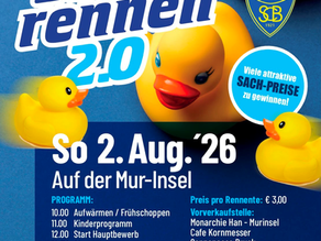 2. Brucker Entenrennen als großes Familienfest auf der Murinsel