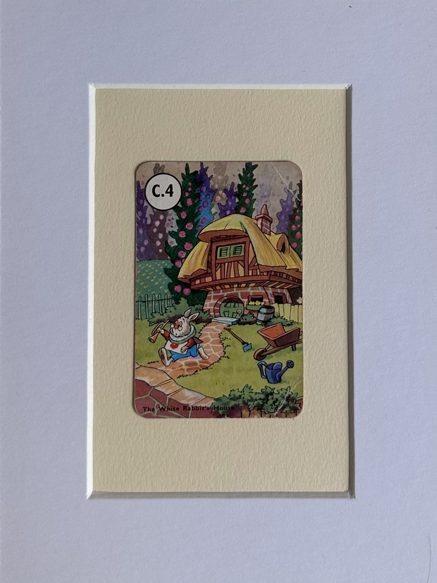 The White Rabbit leaving his house