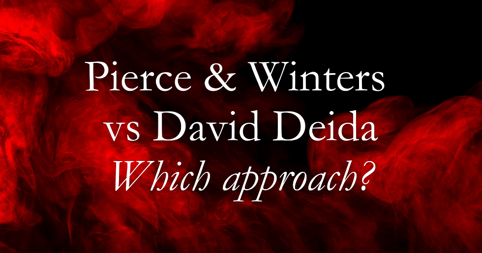 Pierce and Winters vs David Deida