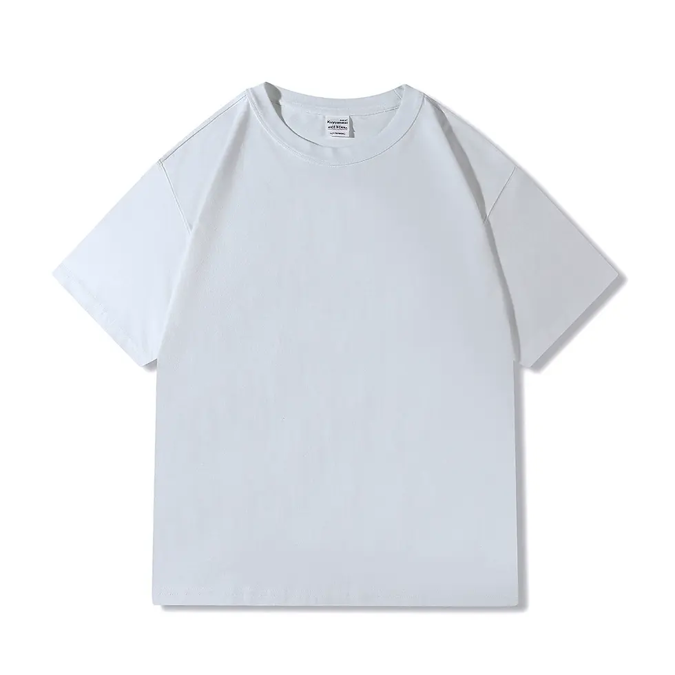Custom heavyweight t-shirt wholesale 300gsm vintage drop-shoulder