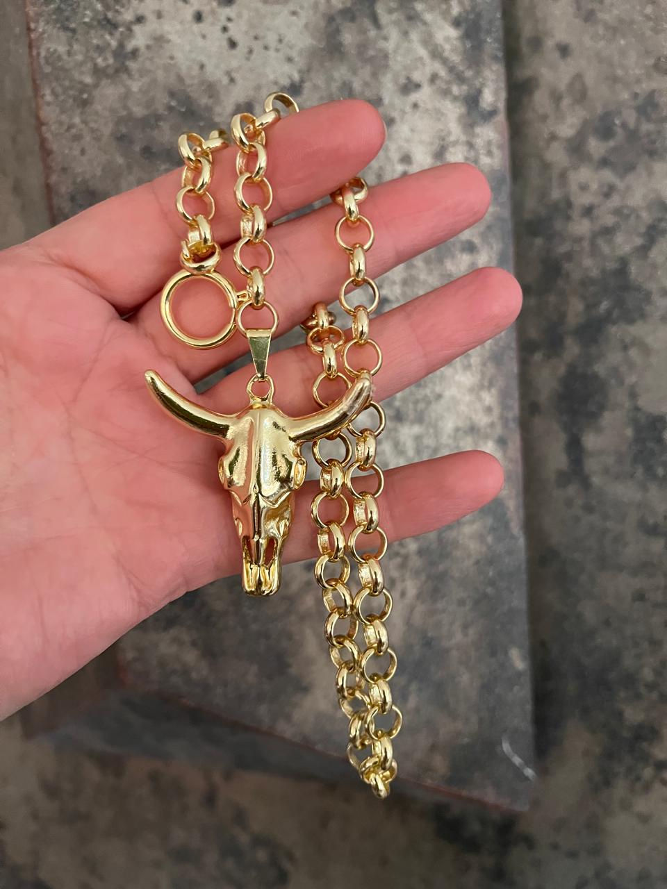 Miniatura: Collar Gold Búfalo Rolo