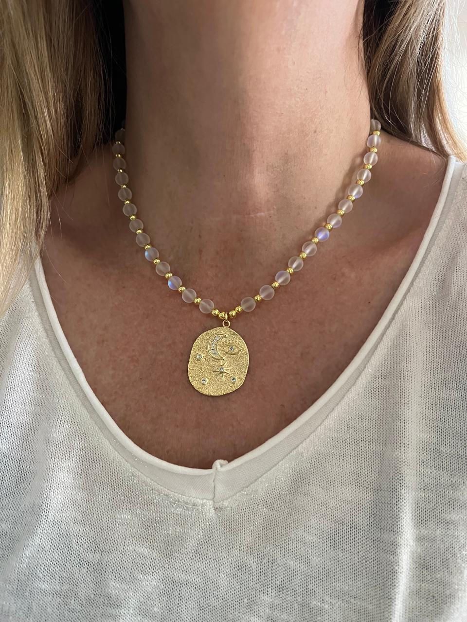 Miniatura: Collar Gold Cuarzo Sirena