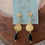 Miniatura: Aros Gold Gota Onix Negro