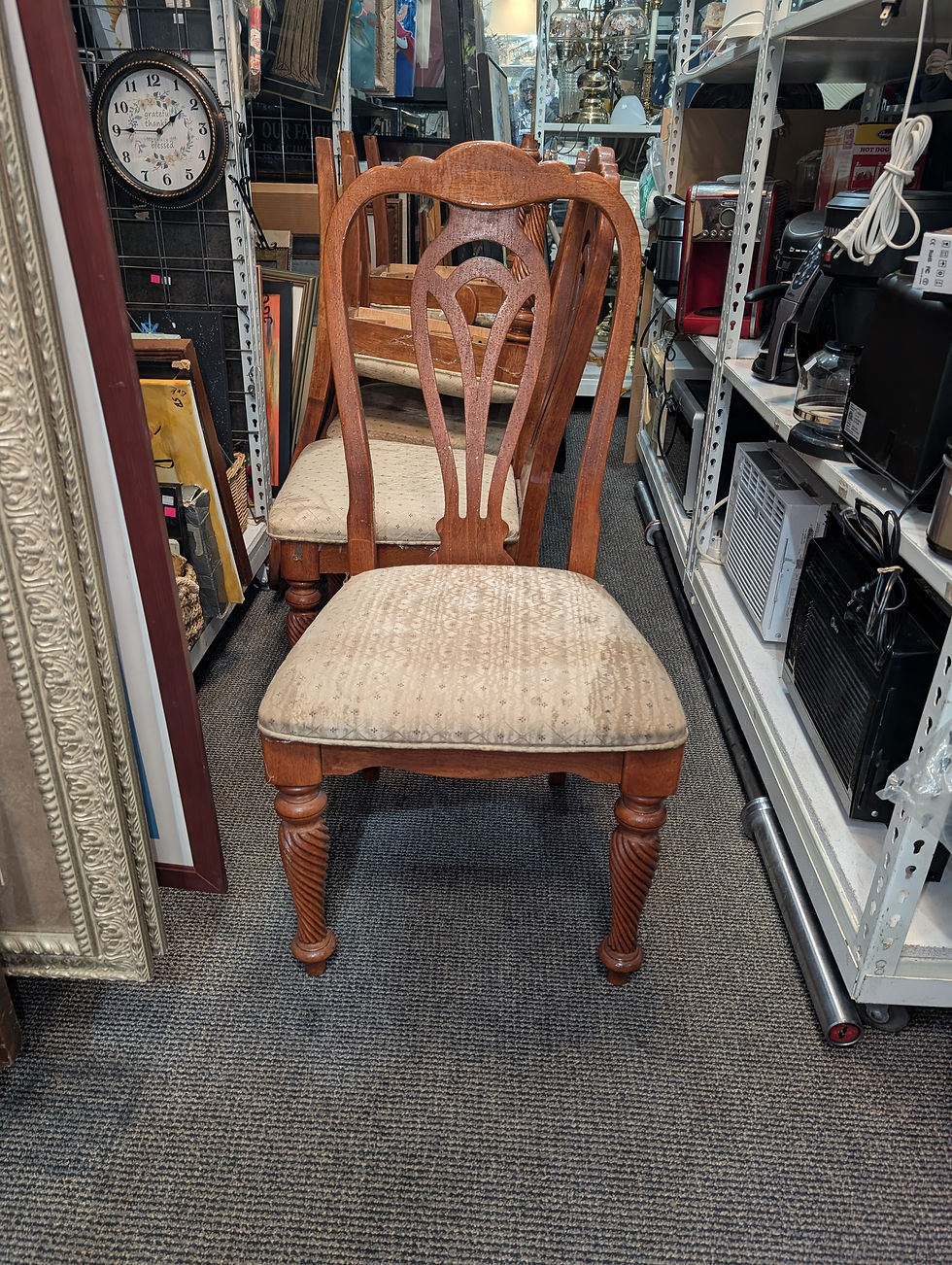 Thumbnail: Cherry Transitional Style Dinning Chair #1-6