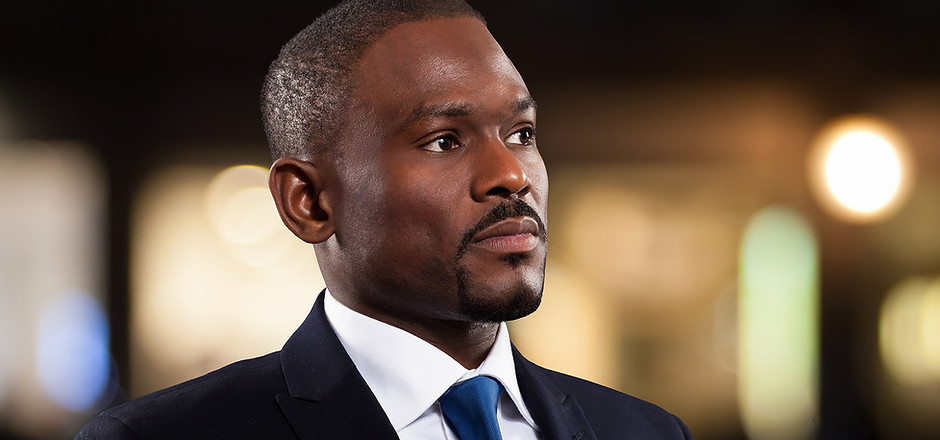 Businessman Looking into Distance