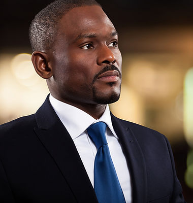 Businessman Looking into Distance