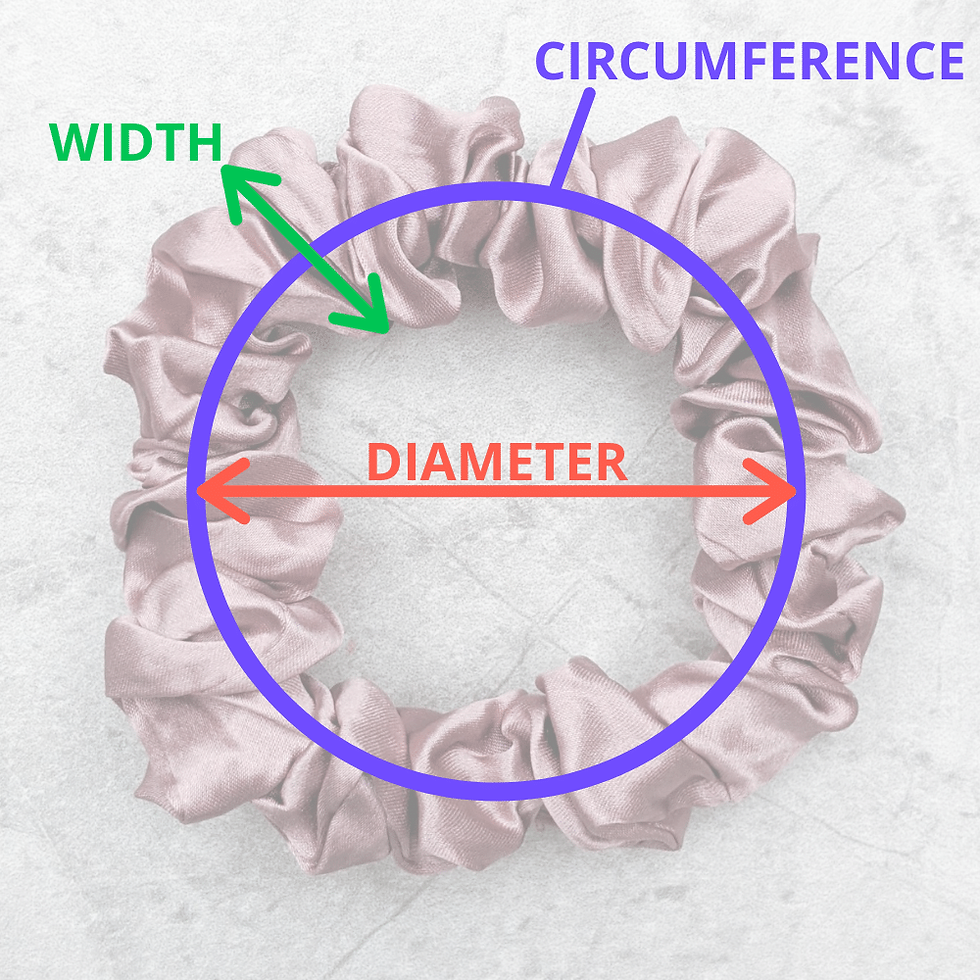 Thumbnail: 100% Silk Scrunchie - Slim