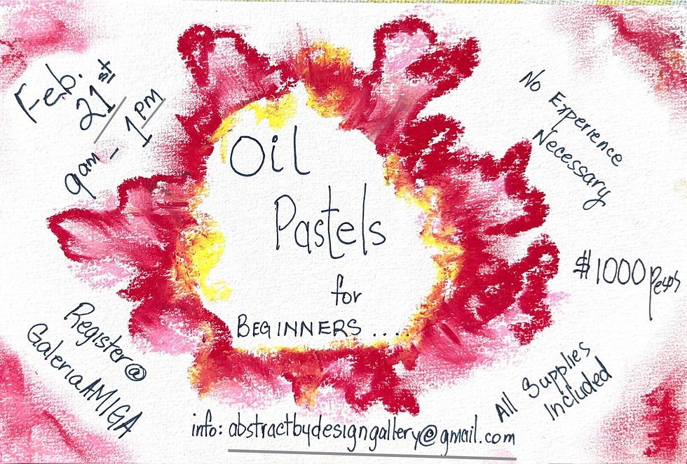 OIL PASTELS for Beginners INSTRUCTOR: DEB NICOL
